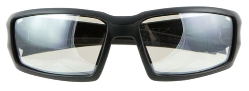 Howard Leight R02222 Uvex Hypershock 99.9% UV Rated Scratch-Resistant SCT Reflect-50 Mirror Lens with Black Wraparound Frame & Molded Nose Piece for Adults
