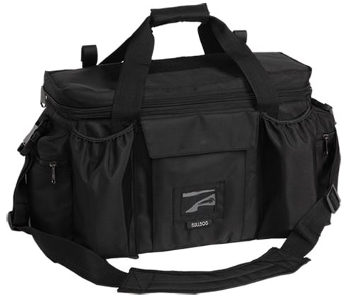 Bulldog BD920 Deluxe Police & Shooter XL Black Nylon w/ Removeable Dividers, Storage Pockets