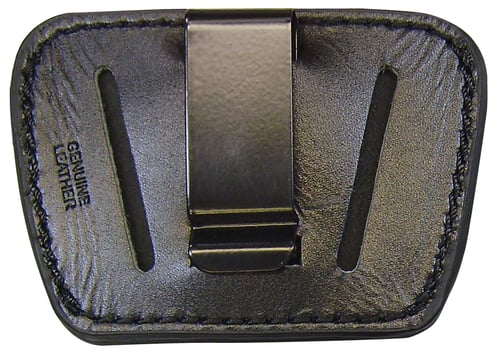 PSP 036BLK Belt Slide  IWB/OWB Leather Belt Clip/Slide Fits Small/Med Semi-Auto Ambidextrous
