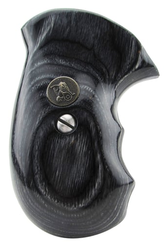 Pachmayr 63011 Renegade Laminate Revolver Grip Panels S&W J Frame Round Butt Smooth Wood Laminate Gray