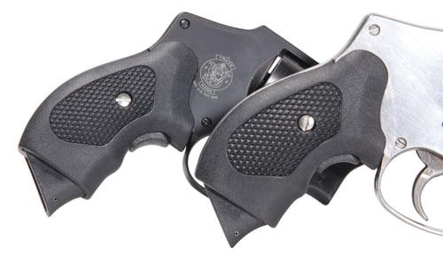 Pachmayr 02605 Guardian Grip Black Polymer with Finger Extension for S&W J Frame