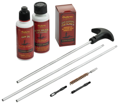Outers 96219 Aluminum Rod Rifle Kit 6mm/6.5mm/243 Cal Rifle (Clam Pack)