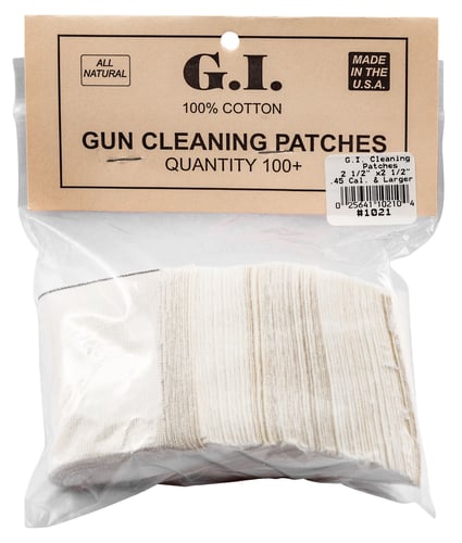 Southern Bloomer 1021 Cleaning Patches  .45 Cal Cotton 100 Per Pack