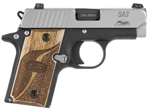 Sig Sauer 238380SAS P238 Micro-Compact SAS Single 380 Automatic Colt Pistol (ACP) 2.7