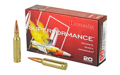 Hornady 81496 Superformance  6.5 Creedmoor 129 gr Super Shock Tip 20 Per Box/ 10 Case