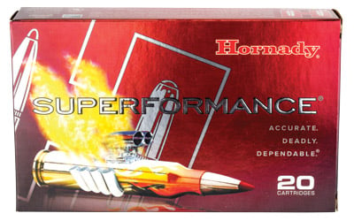 Hornady 8061 Superformance  7mm Rem Mag 154 gr Super Shock Tip 20 Per Box/ 10 Case
