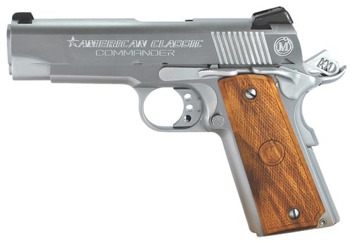 American Classic Commander Pistol  <br>  .45 Auto 1911 Hard Chrome 8+1 rd.