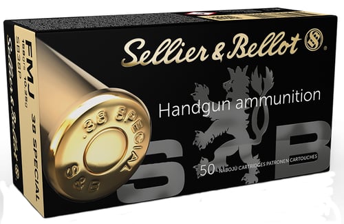 S&B 38 SPECIAL 158GR FMJ-RN 50RD 20BX/CS