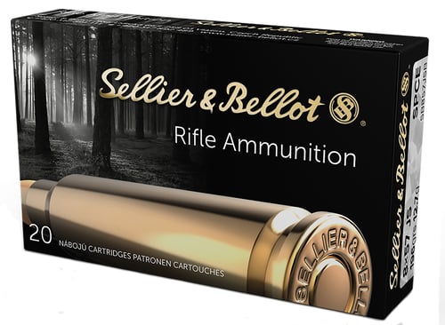 Sellier & Bellot SB857JSB Rifle  8x57 JS 196 gr Soft Point Cut Through Edge 20 Per Box/ 20 Case