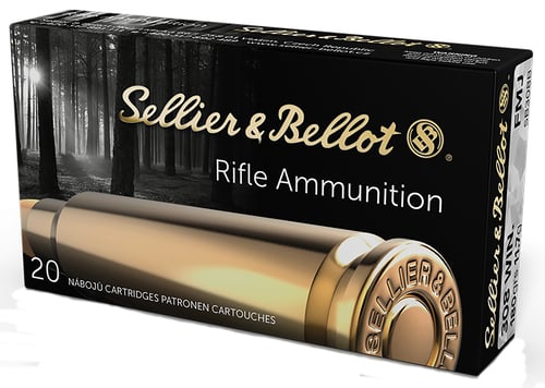 Sellier & Bellot SB308B Rifle  308 Win 180 gr Full Metal Jacket 20 Per Box/ 25 Case
