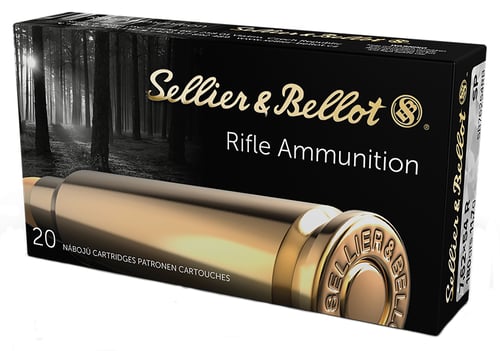 Sellier & Bellot SB76254RB Rifle  7.62x54mmR 180 gr Soft Point 20 Per Box/ 20 Case