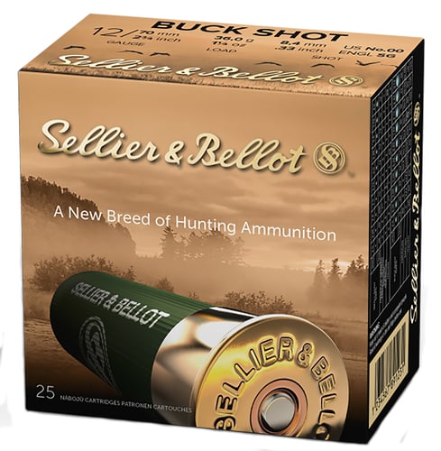 Sellier & Bellot SB12BSC Hunting  12 Gauge 2.75