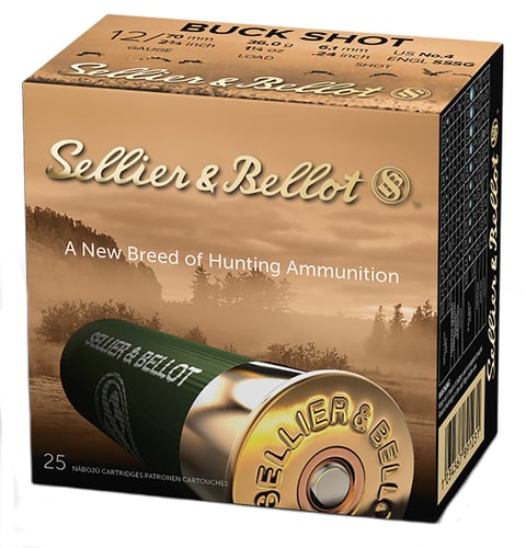 Sellier & Bellot SB12BSB Hunting  12 Gauge 2.75