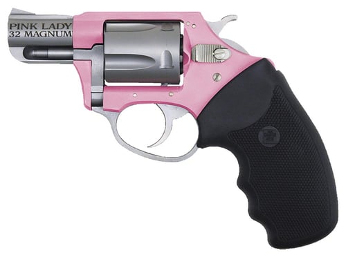 PINK LADY 32MAG SS/PINK 2 - 5 SHOT | BLACK RUBBER GRIPS