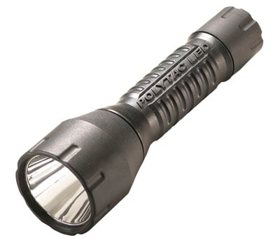 Streamlight 88860 PolyTac HP Black Polymer White LED 35/260/600 Lumens 214 Meters Range