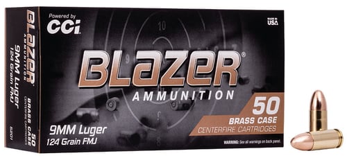 CCI Blazer Brass Pistol Ammo