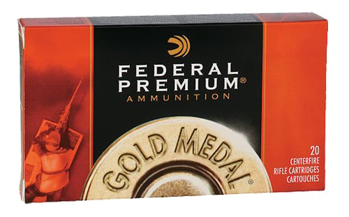 Federal GM338LM Premium Gold Medal 338 Lapua Mag 250 gr Sierra MatchKing BTHP 20 Per Box/ 10 Case