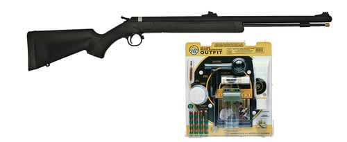 CVA Wolf Muzzleloader  <br>  w/Accessory Outfit Black .50 cal.