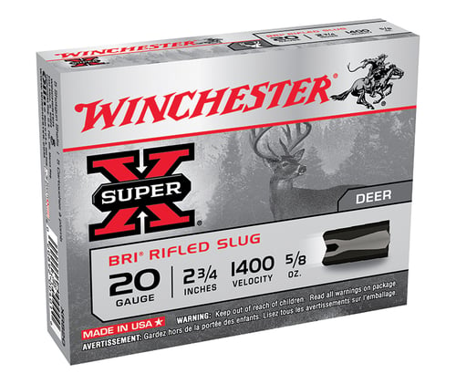 Winchester XRS20 Super-X Sabot Slugs 20 GA, 2-3/4 in, BRI Sabot