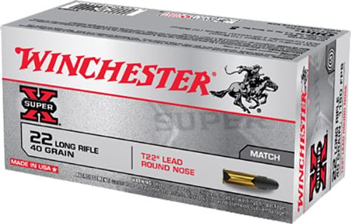 Winchester XT22LR Super-X Rimfire Ammo 22 LR, LRN, 40 Grains, 1150