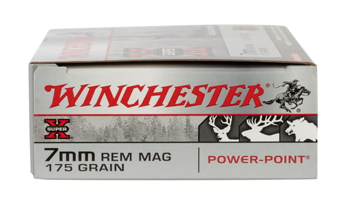Winchester X7MMR2 Super-X Rifle Ammo 7MM MAG, Power-Point, 175