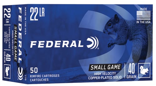 Federal 757 Small Game & Target  22 WMR 50 gr Jacket Hollow Point 50 Per Box/ 60 Case