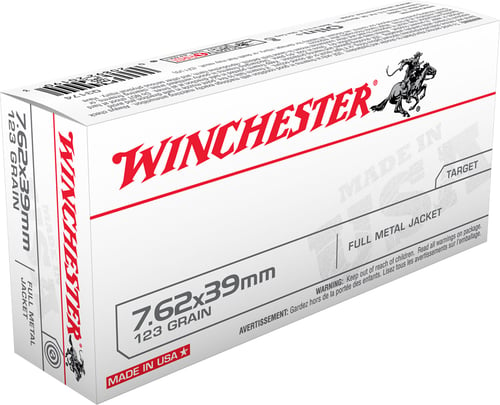 WINCHESTER USA 7.62X39 123GR FMJ 20RD 10BX/CS