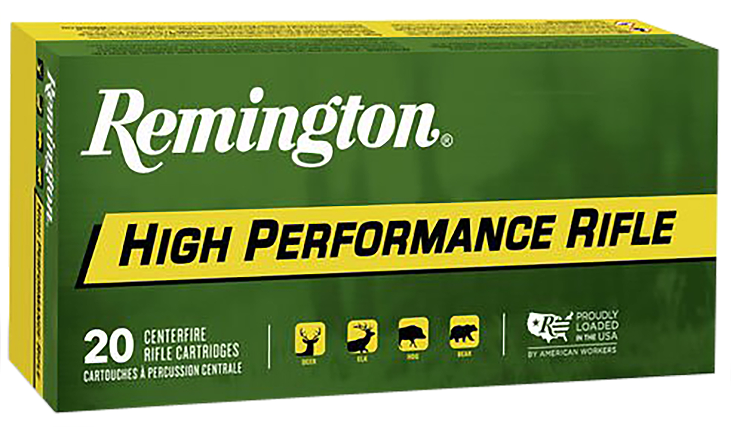 Remington Ammunition 21311 High Performance Rifle 22-250 Rem 55 gr Pointed Soft Point 20 Per Box/ 10 Cs