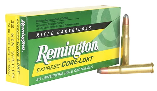 Remington Ammunition 21489 Core-Lokt  32 Win Special 170 gr Core-Lokt Soft Point 20 Bx/ 10 Cs