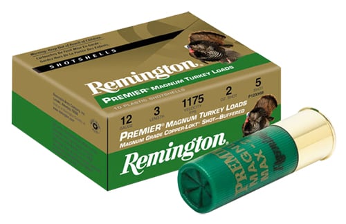 Remington P12XHM5 Premier Magnum Shotshell 12 GA, 3 in, No. 5, 2oz