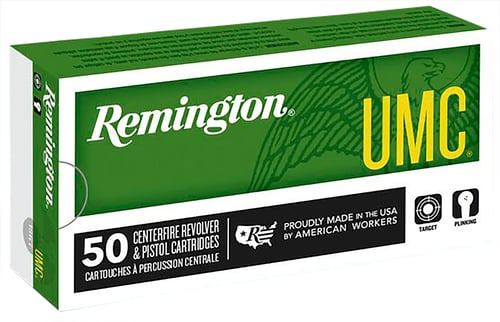 Remington Ammunition 23738 UMC  357 Mag 125 gr Jacketed Soft Point 50 Per Box/ 10 Case