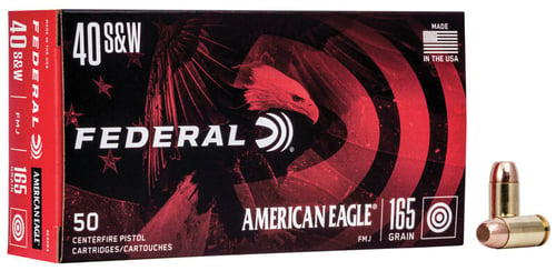 FEDERAL AE 40SW 165GR FMJ-TC 50RD 20BX/CS