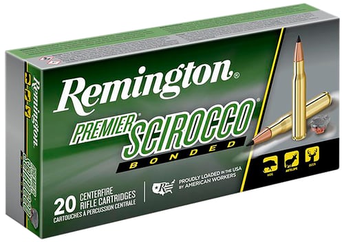 Remington Ammunition 29316 Premier Scirocco Bonded 7mm Rem Mag 150 gr Swift Scirocco Bonded 20 Per Box/ 10 Cs