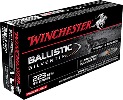 WINCHESTER SUPREME 223 55GR BALL SILVER-TIP 20RD 10BX/CS