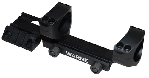 Warne RAMP1 R.A.M.P. Scope Mount/Ring Combo Black Anodized 1