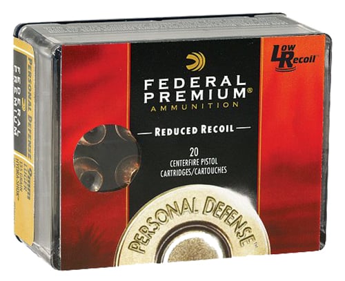 Federal PD9HS5H Premium Personal Defense Low Recoil 9mm Luger 135 gr Hydra-Shok Jacketed Hollow Point 20 Bx/ 10 Cs