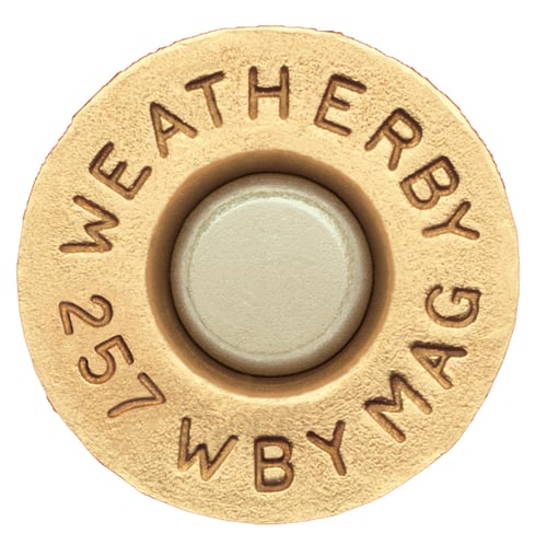 Weatherby Unprimed Brass Rifle Cartridge Cases 20/ct  .257 Wby