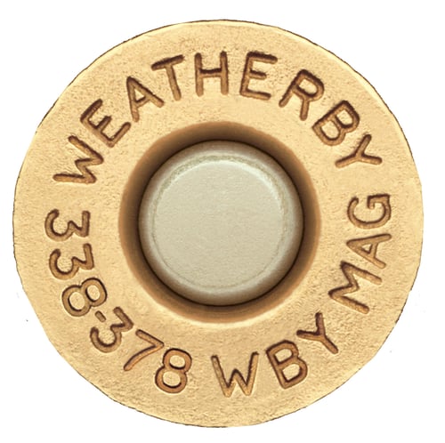 Weatherby BRASS333 Unprimed Cases  338-378 Wthby Mag Rifle Brass/ 20 Per Box