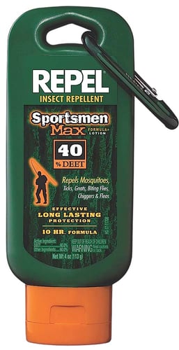 Repel Sportsmen Max Formula Lotion  <br>  40% DEET 4 oz.