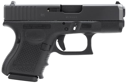 Glock PG2650201 G26 Gen4 Subcompact 9mm Luger Caliber with 3.43