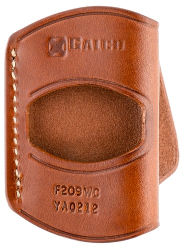 Galco YAQ212 Yaqui  OWB Tan Leather Belt Slide Fits 1911 Fits 3-5