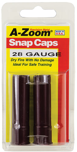 A-ZOOM METAL SNAP CAP 28GA. 2-PACK