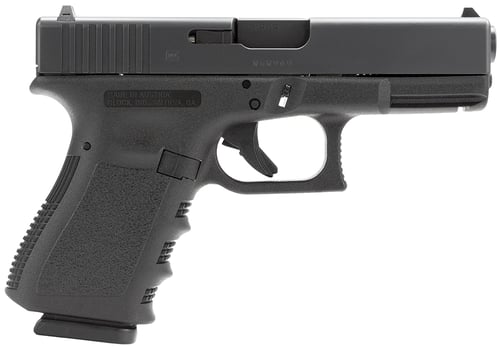 Glock PI1950201 G19 Gen3  *CA Compliant Compact 9mm Luger 10+1 4.02
