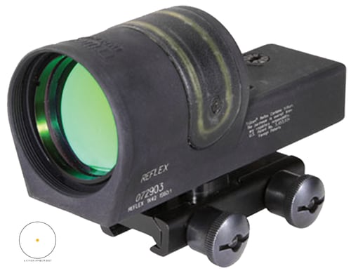 Trijicon 800049 Reflex  Multi Platforms 1x42mm 4.5 MOA Dual Optic Illuminated Amber Dot Matte Black