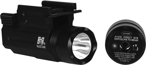 NcStar AQPTFLG Flashlight & Green Laser Combo  Black Anodized 150 Lumens White Light Cree LED