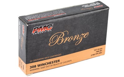 PMC 308WIN 147GR FMJ-BT 20RD 25BX/CS