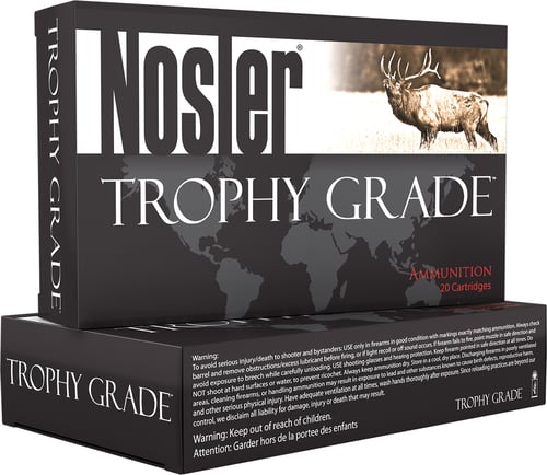Nosler 60068 Trophy Grade Hunting 300 Wthby Mag 180 gr E-Tip 20 Per Box/ 10 Cs