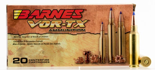Barnes Bullets 21567 VOR-TX Rifle 300 WSM 150 gr Tipped TSX Boat Tail 20 Per Box/ 10 Case