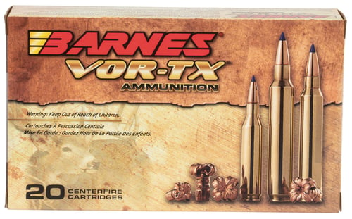 Barnes Bullets 21571 VOR-TX Rifle 300 RUM 165 gr Tipped TSX Boat Tail 20 Per Box/ 10 Case
