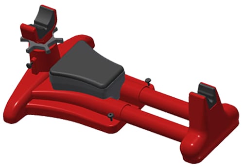 MTM K-ZONE SHOOTING REST RED